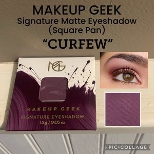 NWT Full Size! Square MAKEUP GEEK Purple Matte Eyeshadow In “CURFEW”